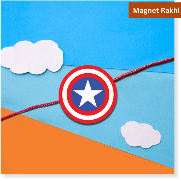 Caption America Print Fridge Magnet Rakhi