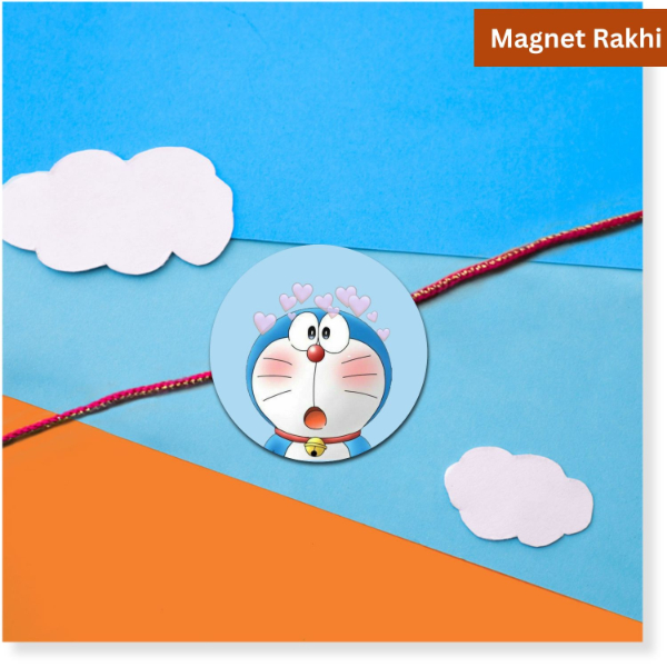 Cute Doreamon Print Fridge Magnet Rakhi