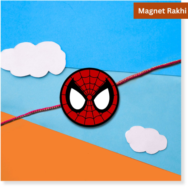 Spider Man Print Fridge Magnet Rakhi