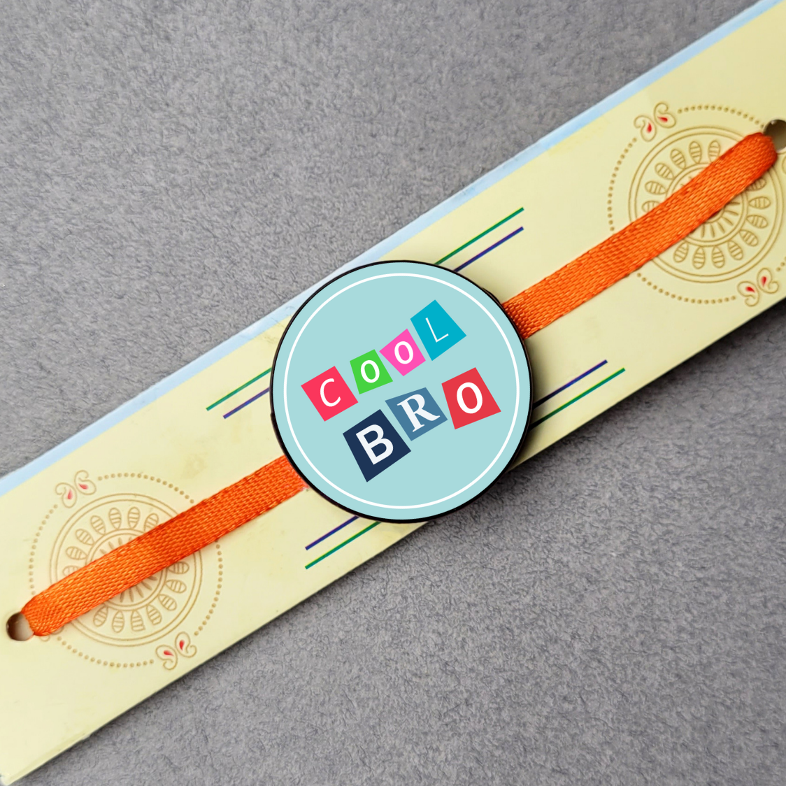 Cool Bro Printed Magnet Rakhi For Kids - 12 Pcs