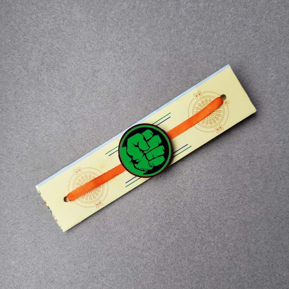 Hulk Magent Rakhi For Kids