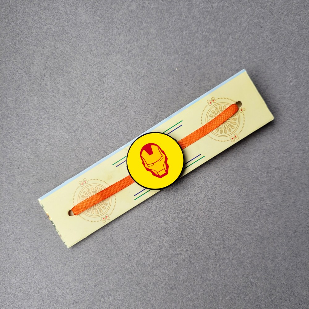 Buy Online Iron Man Printed Rakhi For Kids